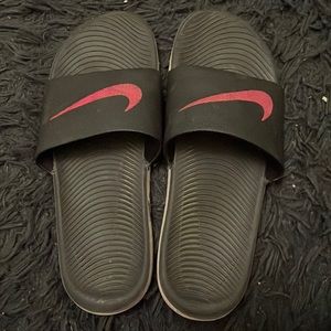 pink nike slides!